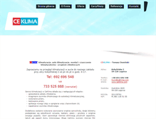 Tablet Screenshot of ceklima.com